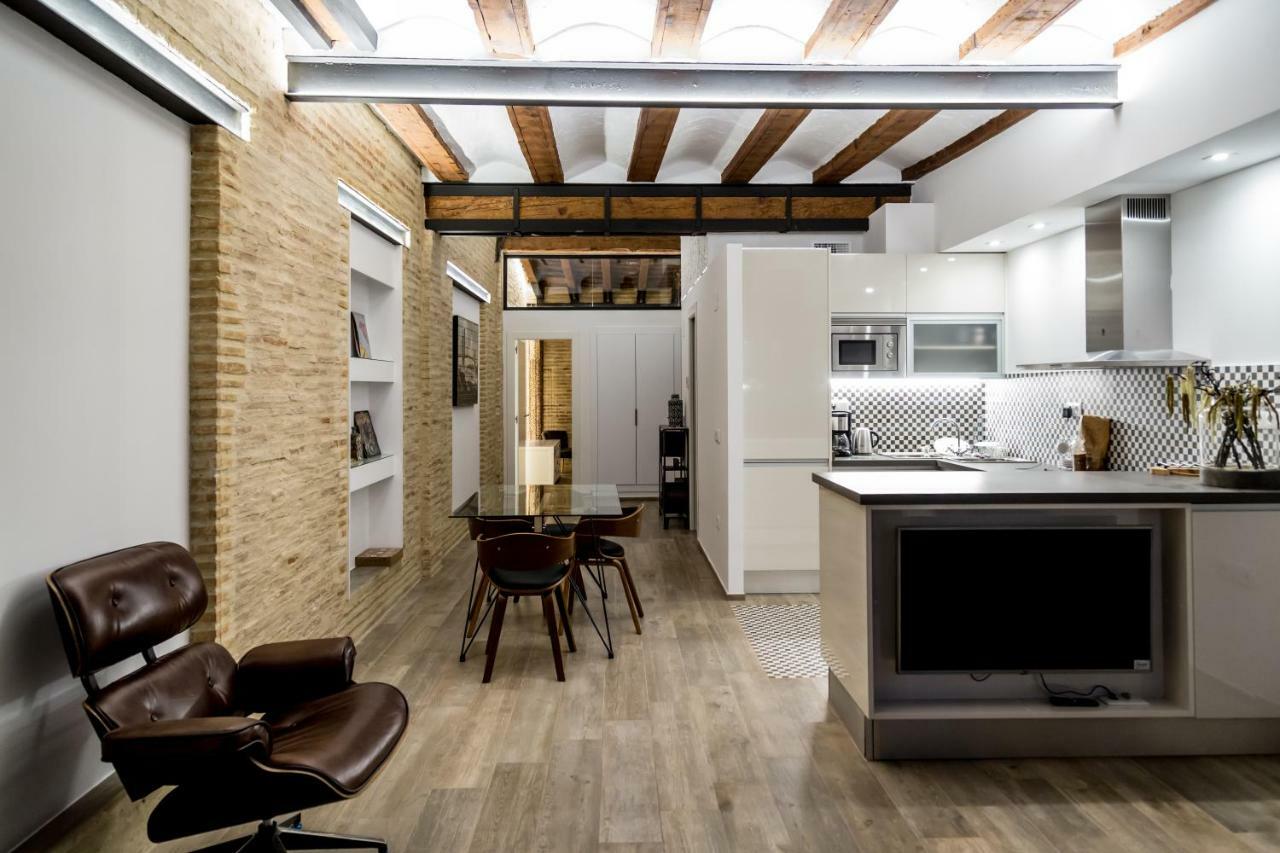 발렌시아 Florit Flats - Center Luxurious 1Br 1Ba Terrace Wi-Fi Ac 아파트 외부 사진