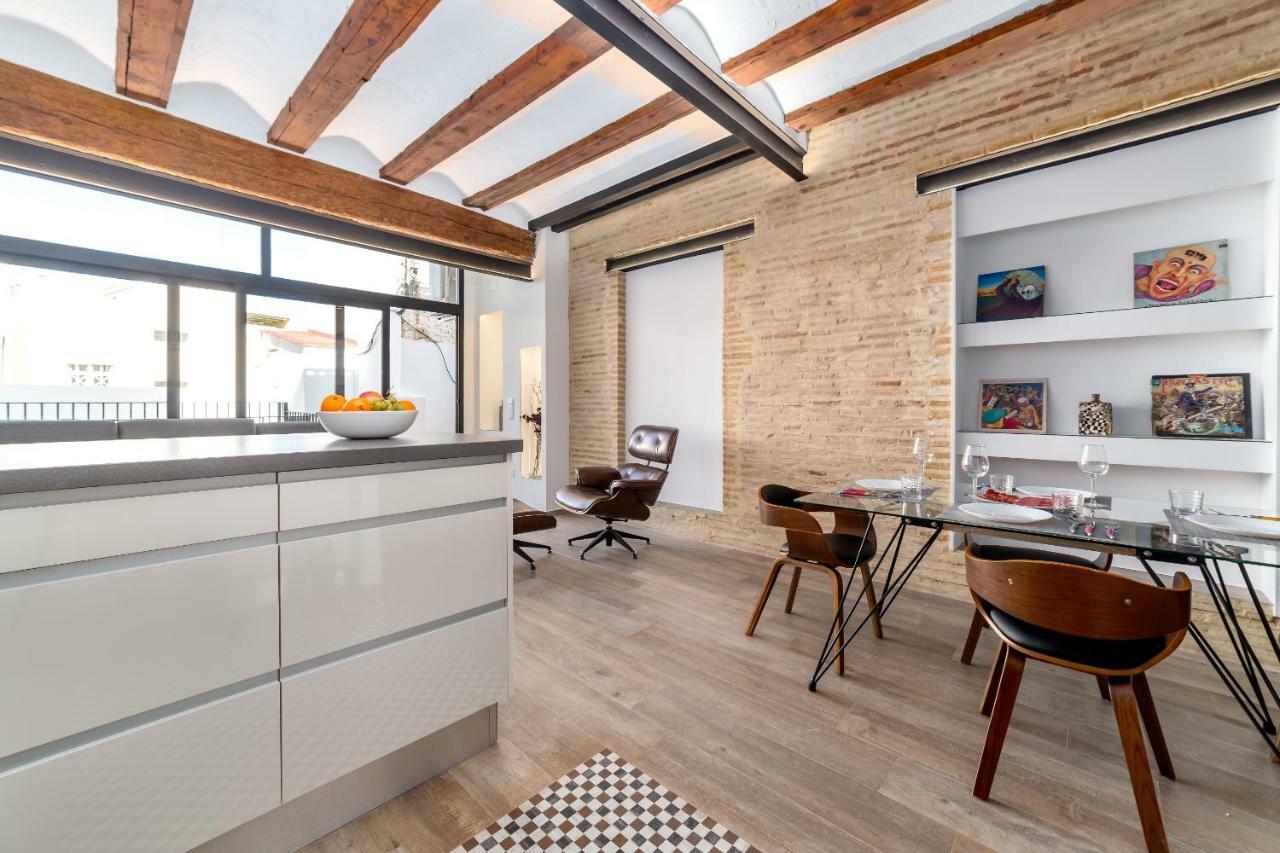 발렌시아 Florit Flats - Center Luxurious 1Br 1Ba Terrace Wi-Fi Ac 아파트 외부 사진