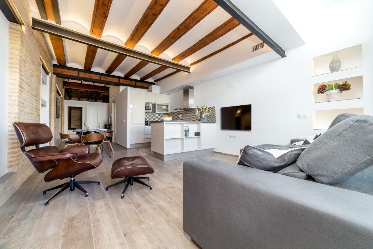 발렌시아 Florit Flats - Center Luxurious 1Br 1Ba Terrace Wi-Fi Ac 아파트 외부 사진